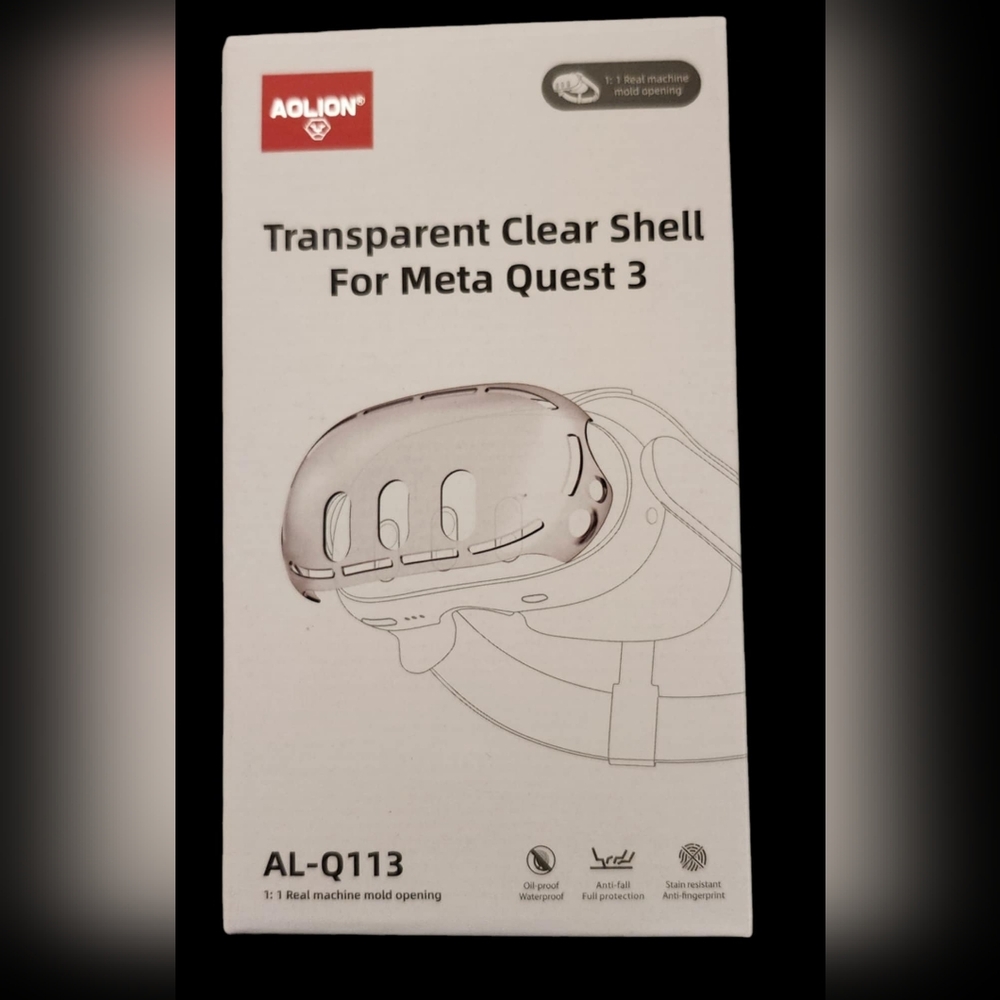 Transparent Clear Shell Meta Quest 3